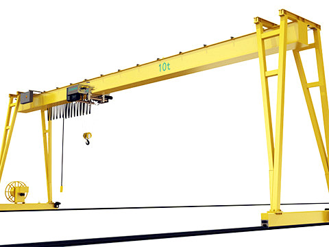 portable gantry crane 10 ton design 